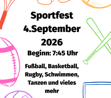 Werbeplakat Sportfest 2026